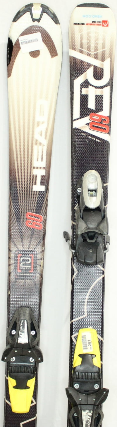 Head Rev 60 Skis with Bindings - 160 cm Used