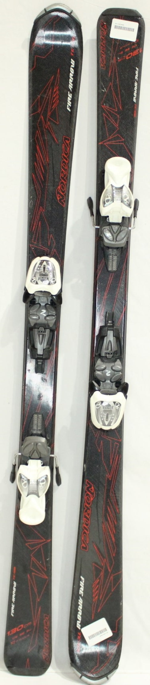 Nordica Team Fire Arrow Junior Skis with Bindings - 130 cm Used