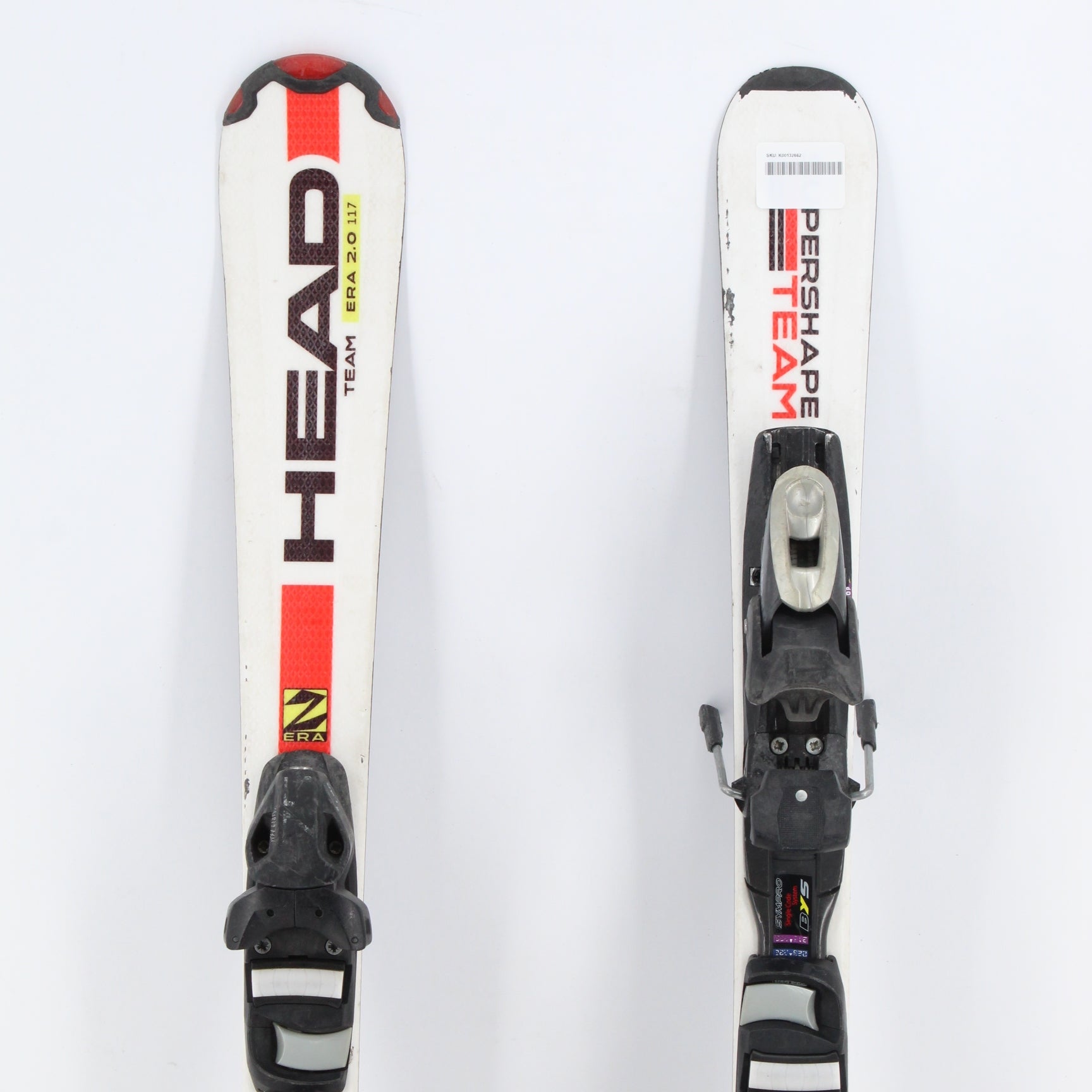 Head Super Shape Team Junior Skis with Bindings - 117 cm Used