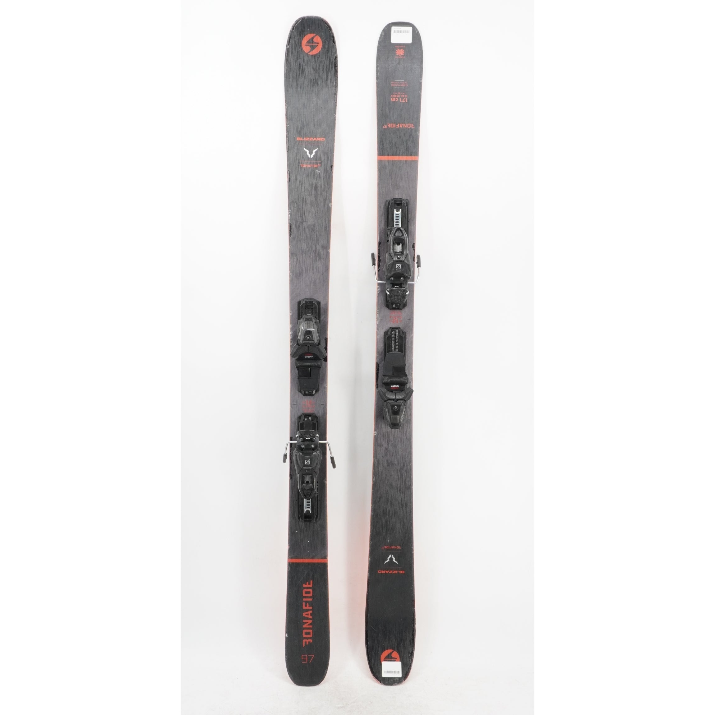 Blizzard Bonafide 97 Demo Skis with Bindings - 171 cm Used