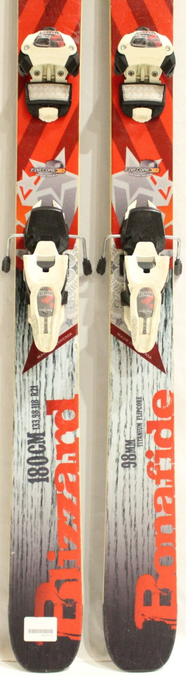 Blizzard Bonafide Demo Skis with Bindings - 180 cm Used