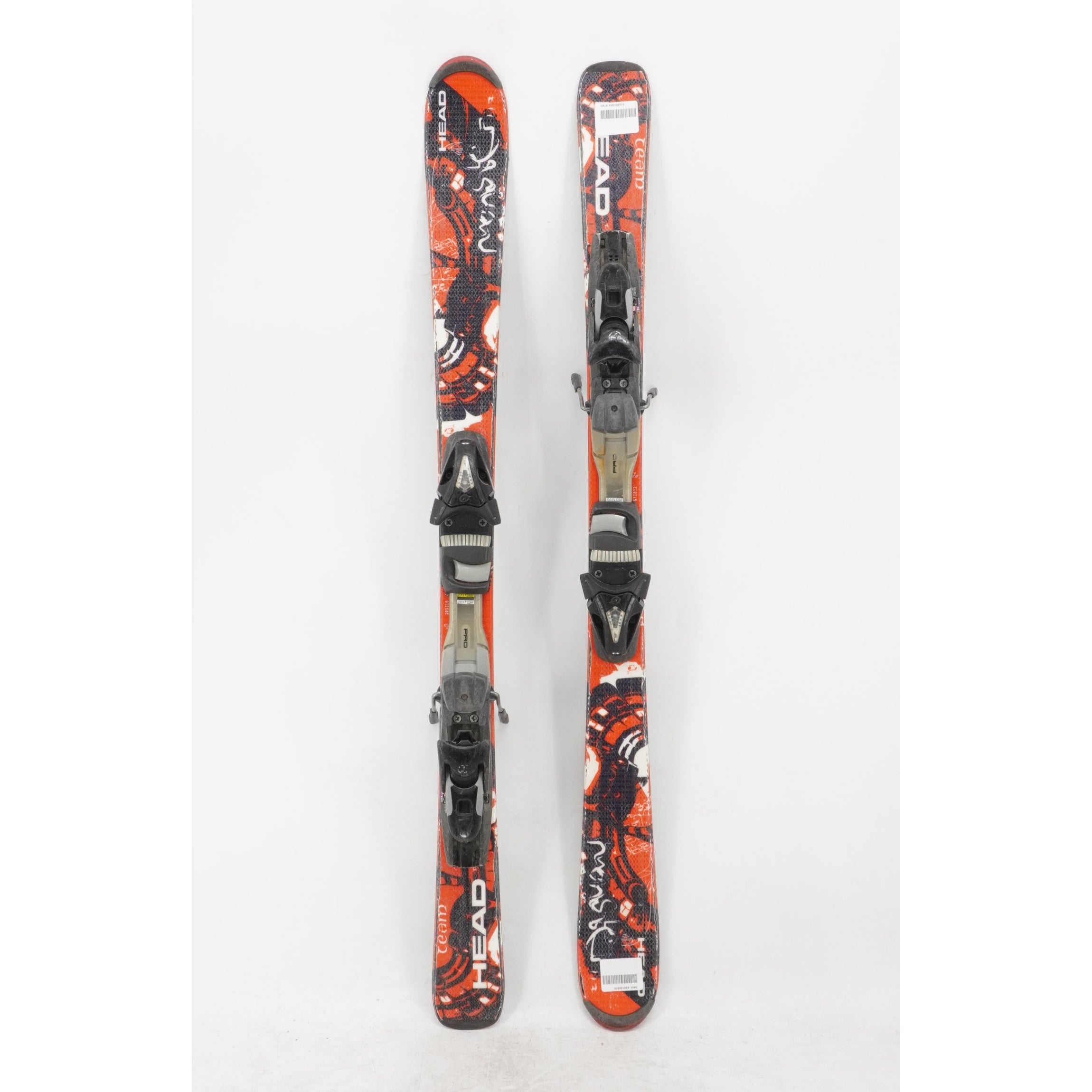 Head Team Kids Skis with Bindings - 117 cm Used