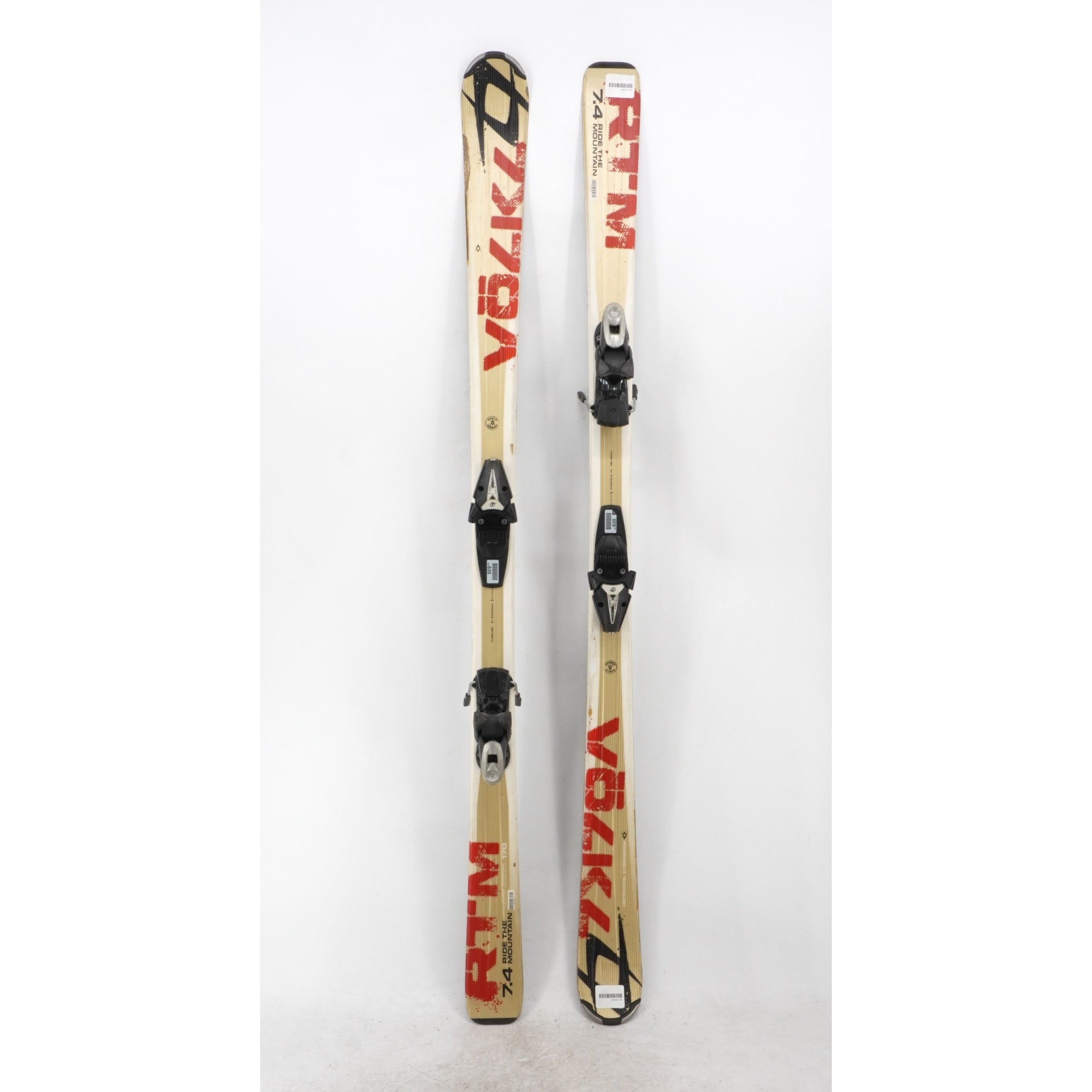 Volkl RTM 7.4 Adult Skis with Bindings - 170 cm Used