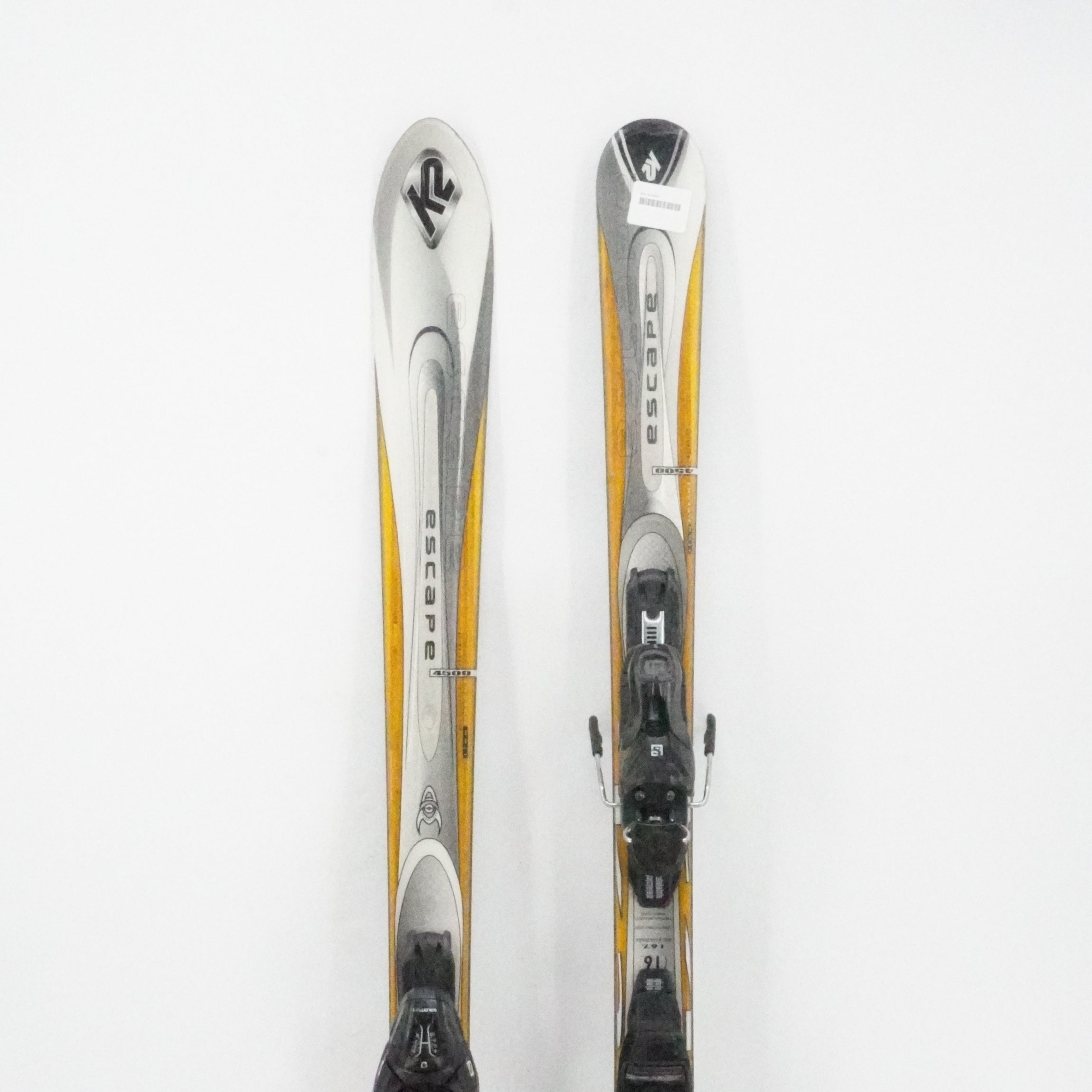 K2 Escape Adult Skis with Bindings - 167 cm Used