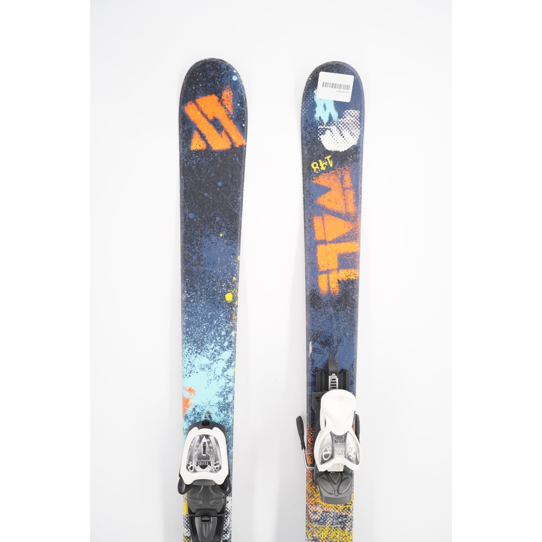 Volkl Wall Jr. Twin Tip Skis with Bindings - 148 cm Used